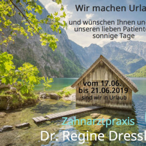 Praxisurlaub