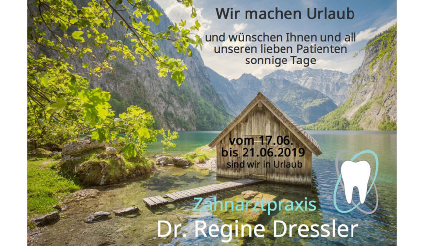 Praxisurlaub