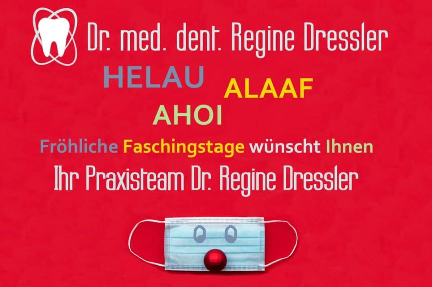 Wir wünschen frohe Faschingstage